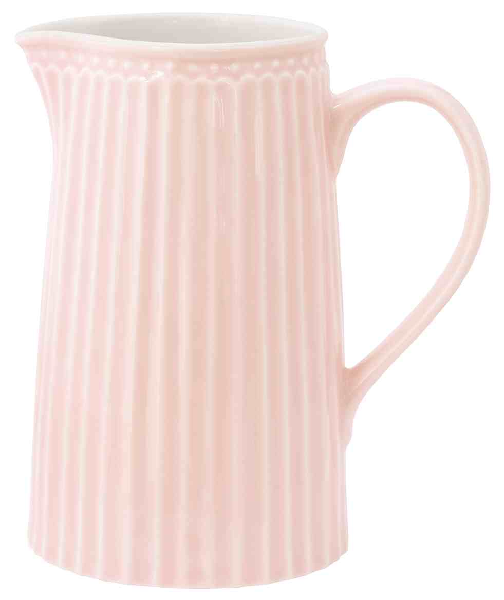 GreenGate Porcelánový džbán Alice Pale Pink