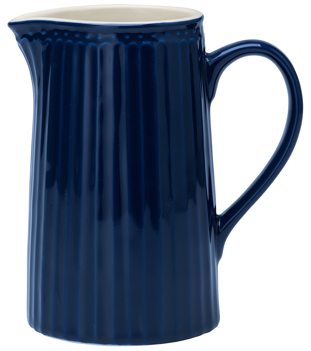 GreenGate Porcelánový džbán Alice Dark Blue