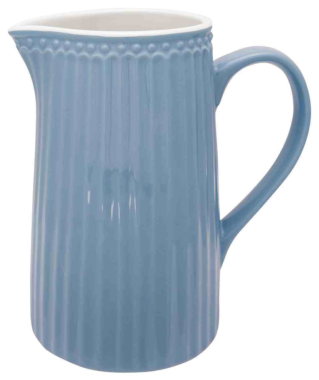 GreenGate Keramický džbán Alice Sky Blue