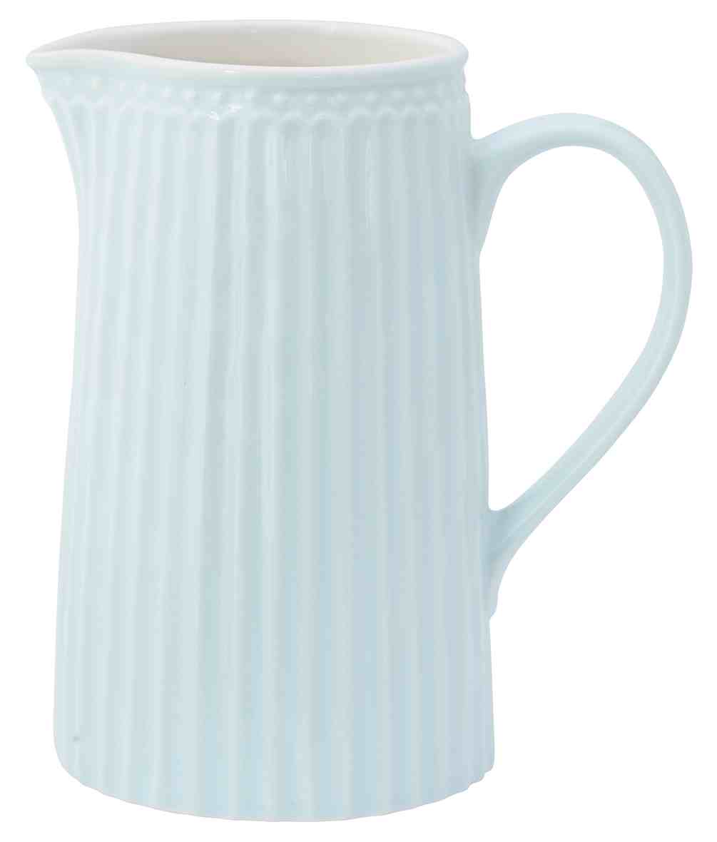GreenGate Porcelánový džbán Alice Pale Blue