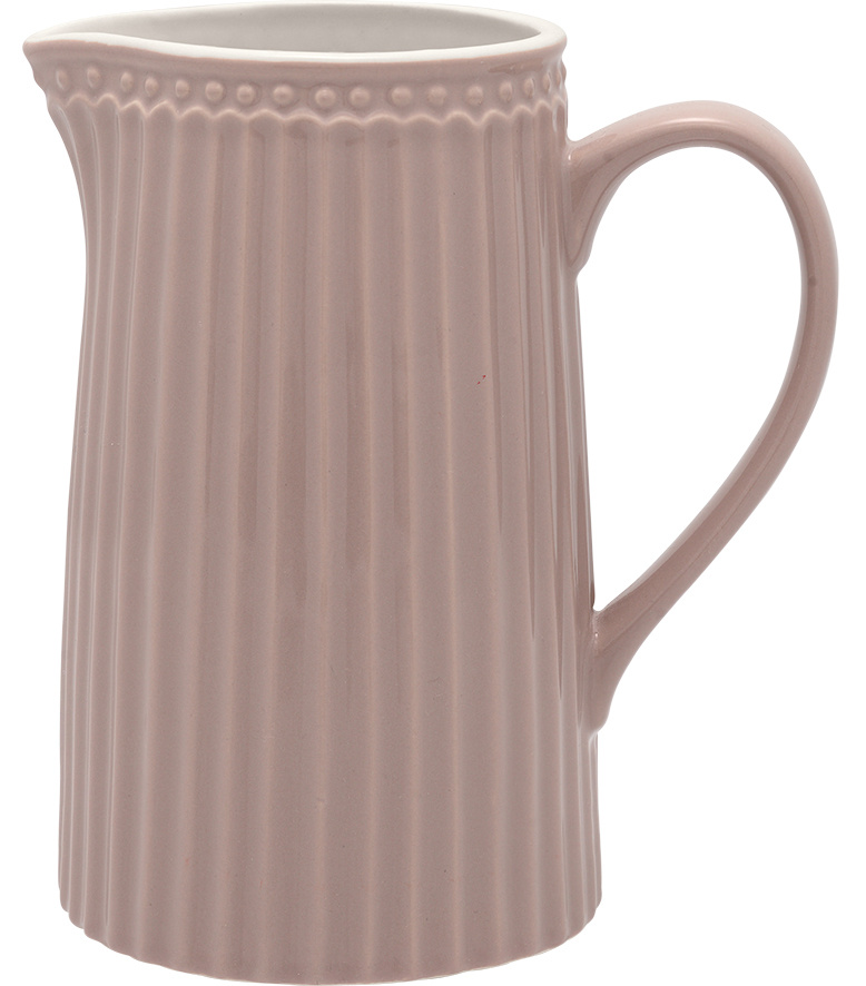 GreenGate Porcelánový džbán Alice Hazelnut Brown