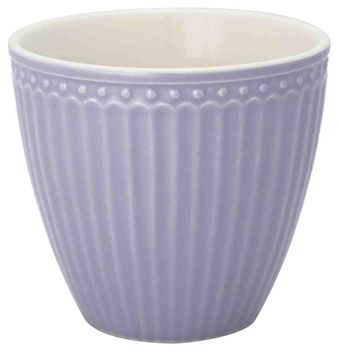 GreenGate Keramický hrnek na latté Alice Lavender