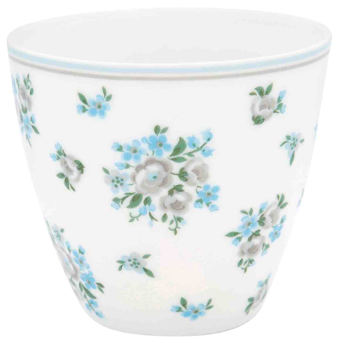 GreenGate Porcelánový hrnek na latté Nicoline Beige