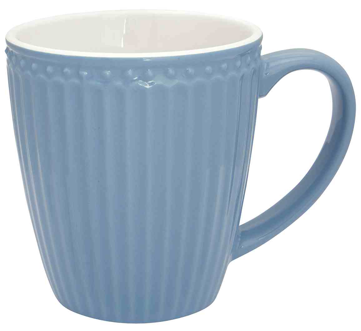 GreenGate Porcelánový hrnek Alice Sky Blue