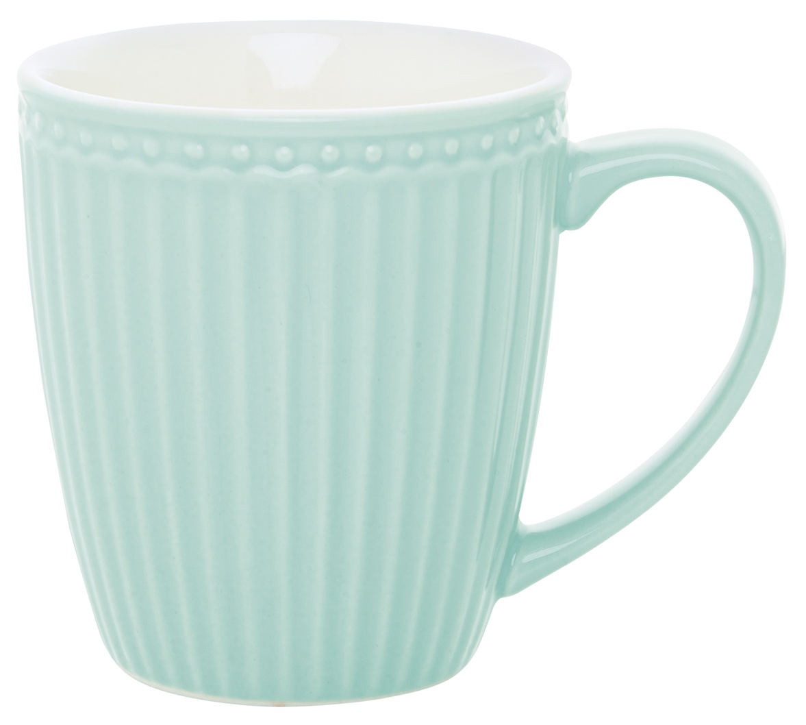 GreenGate Porcelánový hrnek Alice Cool Mint