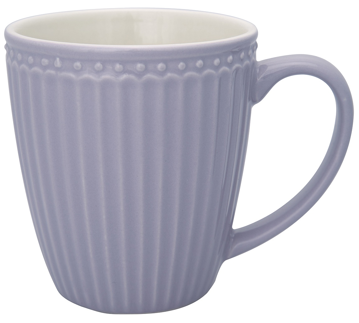 GreenGate Porcelánový hrnek Alice Lavender