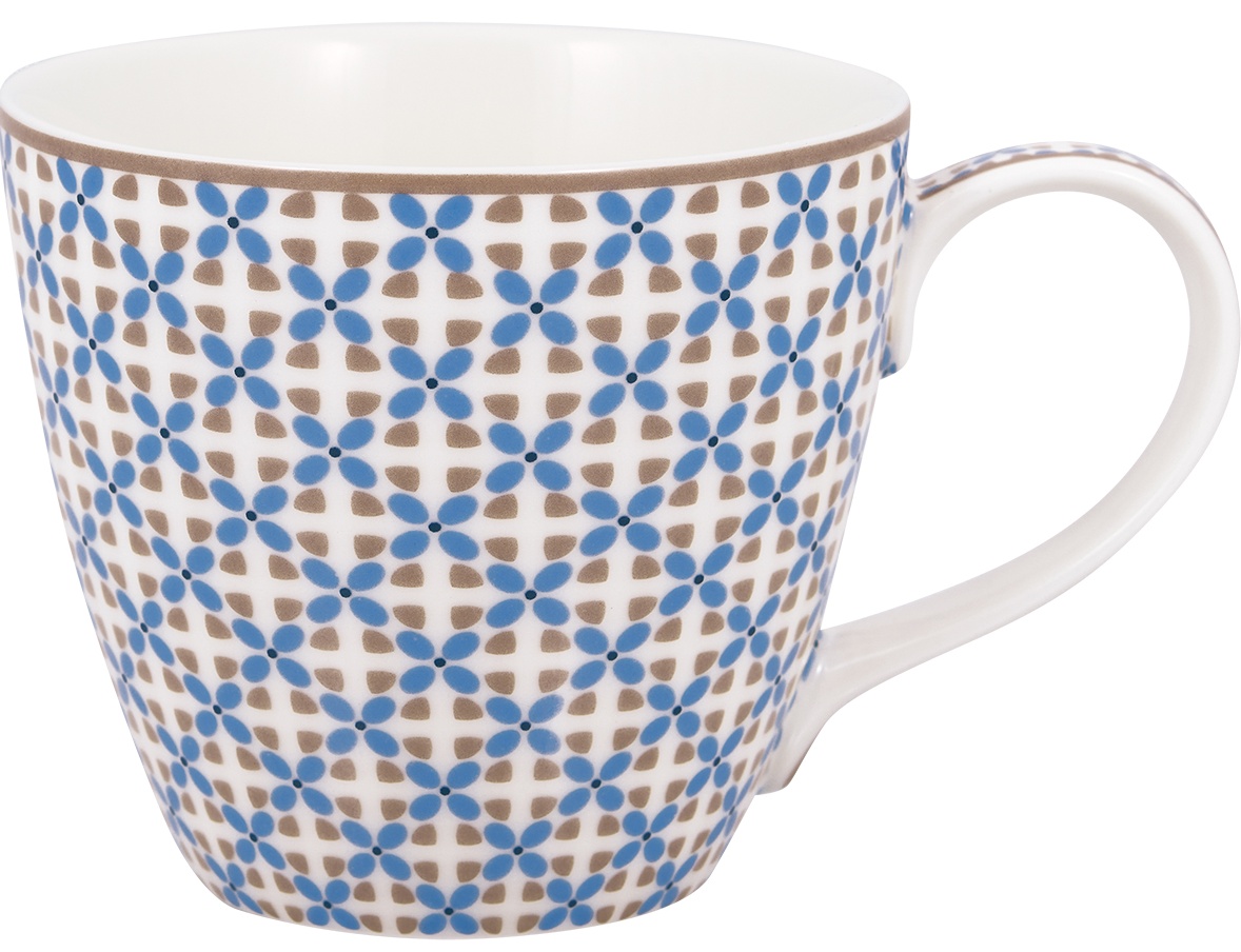 GreenGate Porcelánový hrnek Hilda Beige