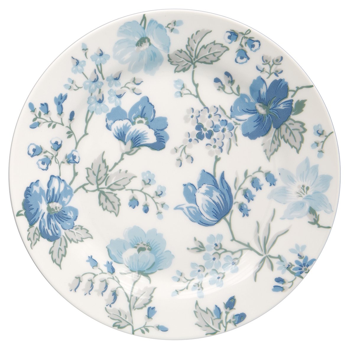 GreenGate Porcelánový dezertní talíř Donna Blue