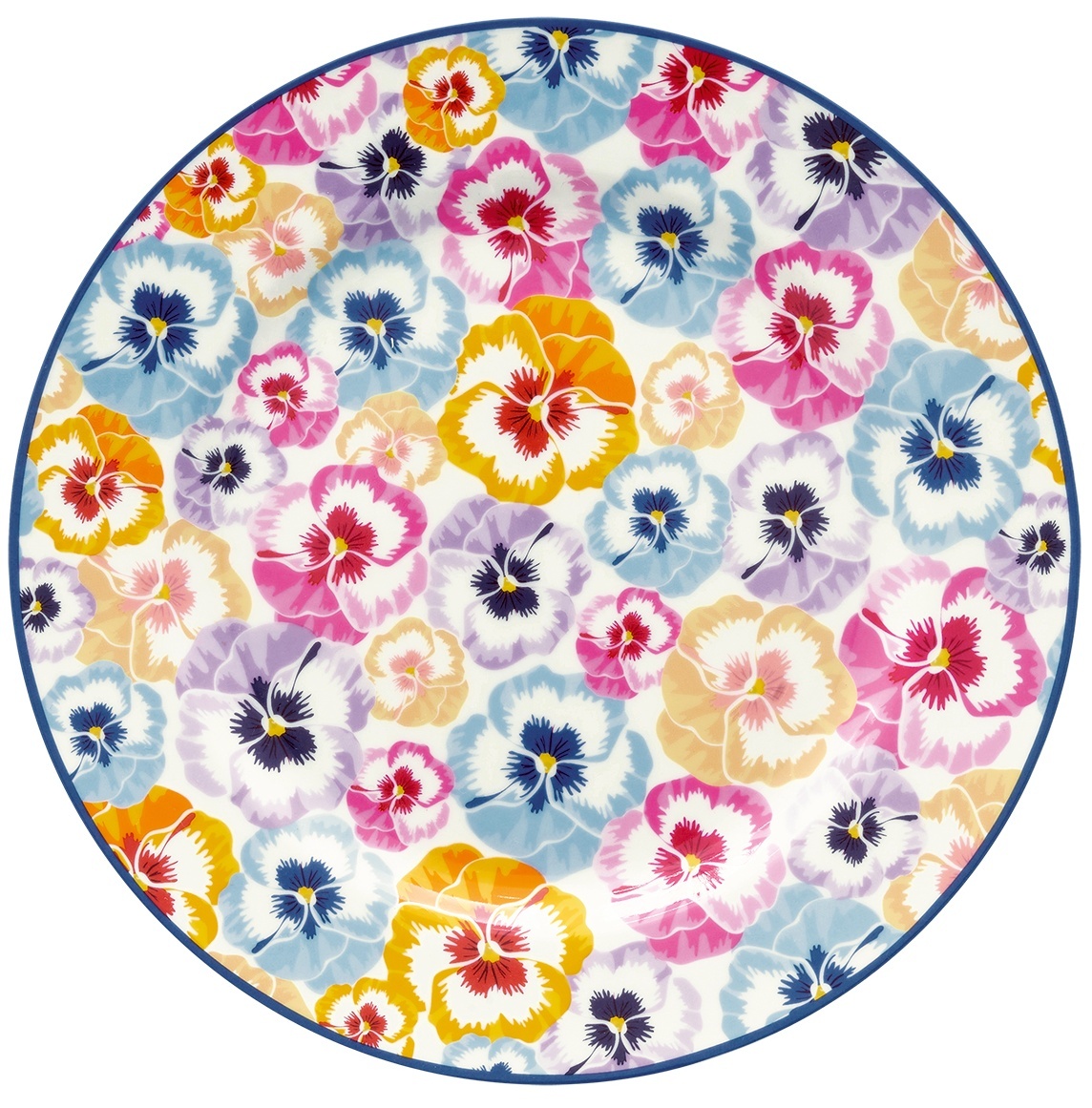 GreenGate Porcelánový dezertní talíř Anine Pink