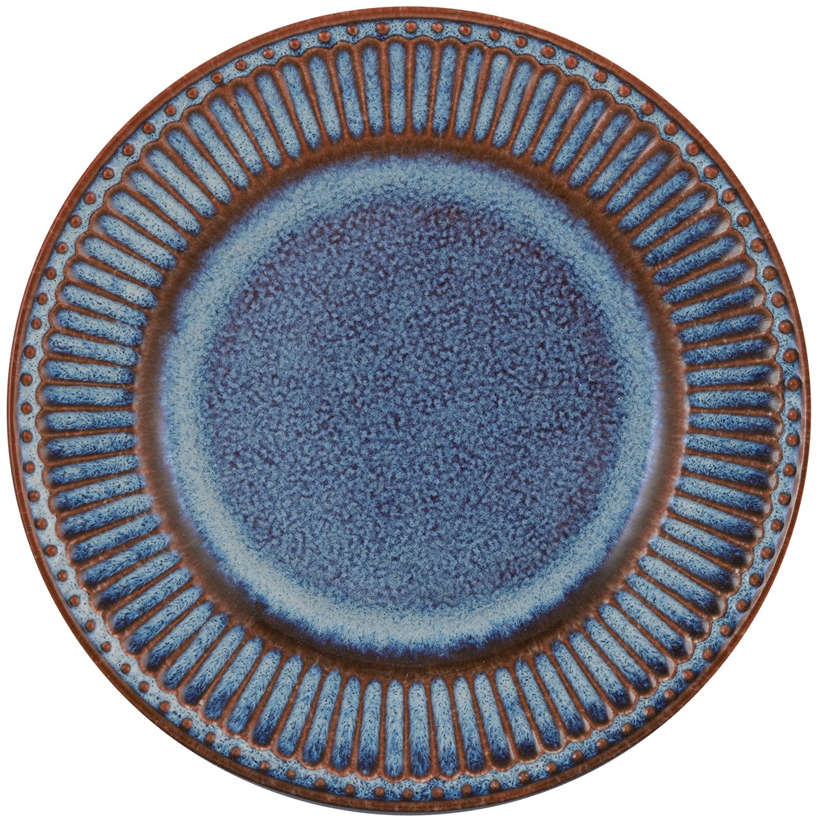 GreenGate Keramický malý talíř Alice Oyster Blue