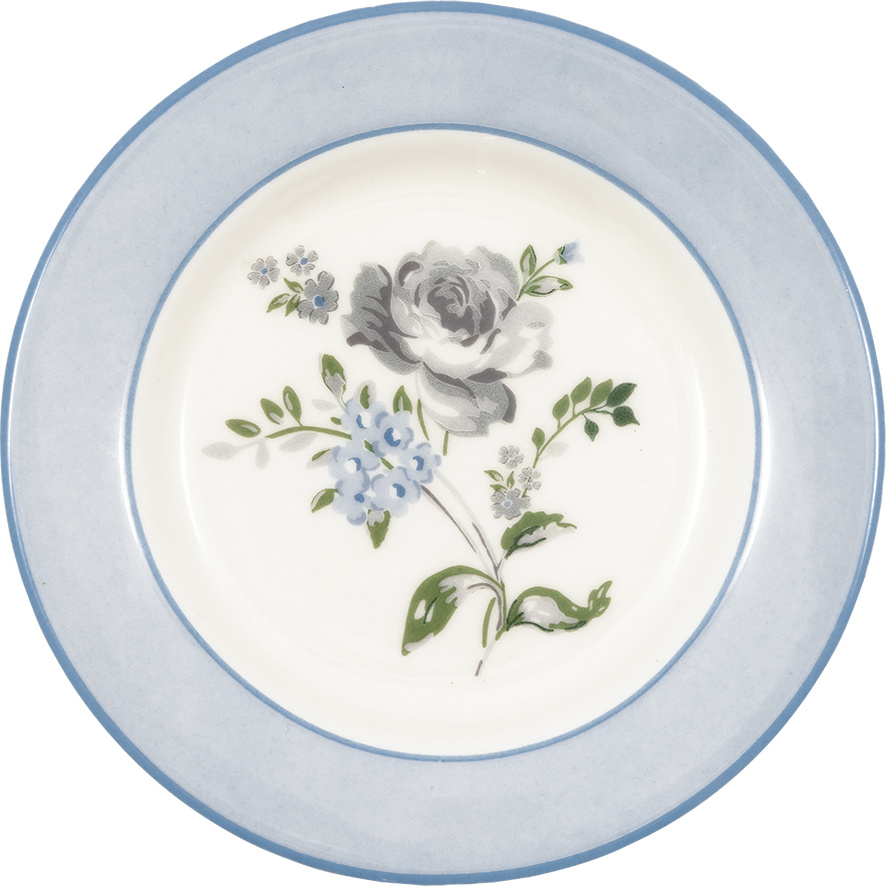 GreenGate Porcelánový dezertní talířek Celestine White