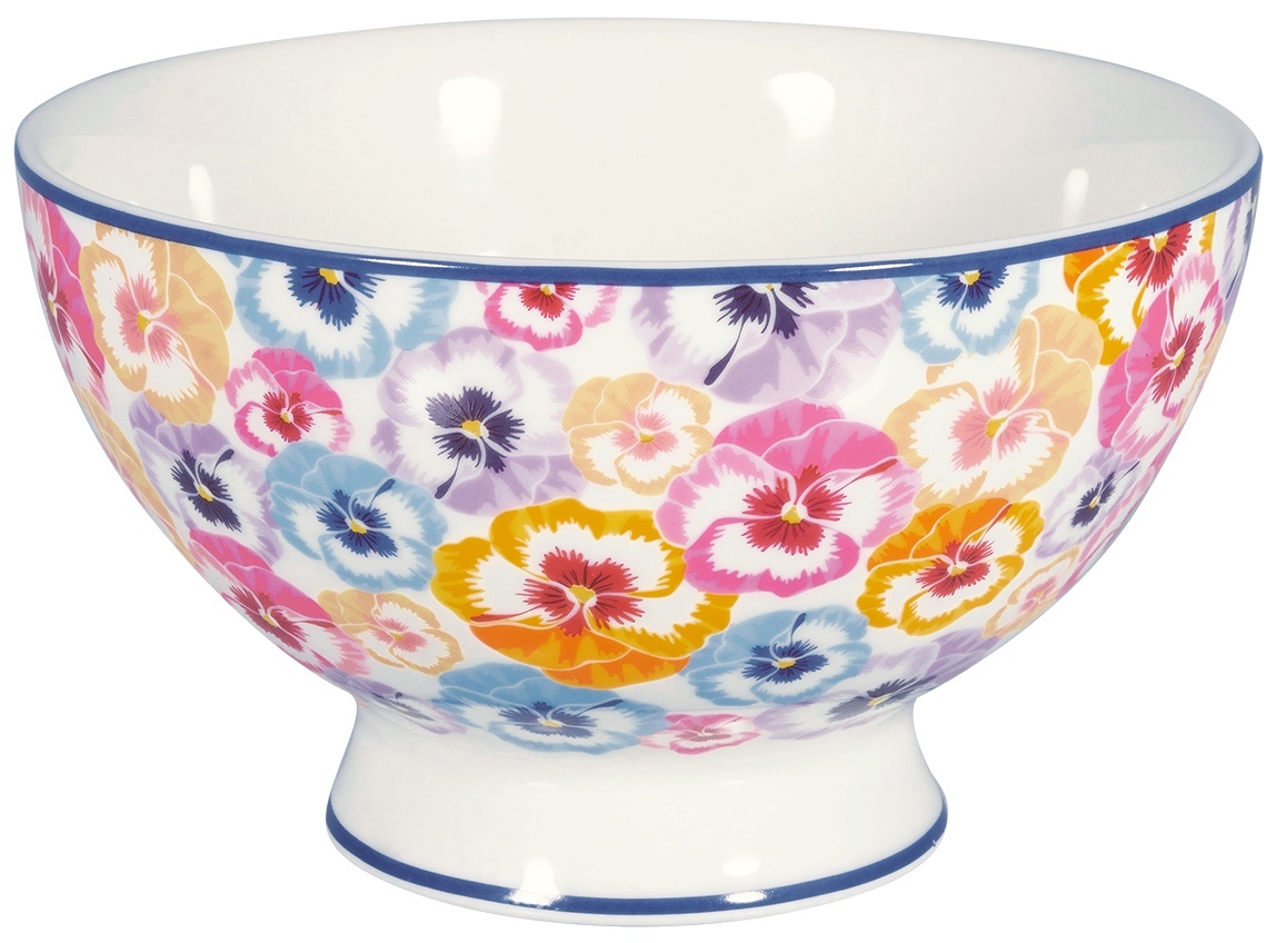 GreenGate Porcelánová polévková miska Anine Pink