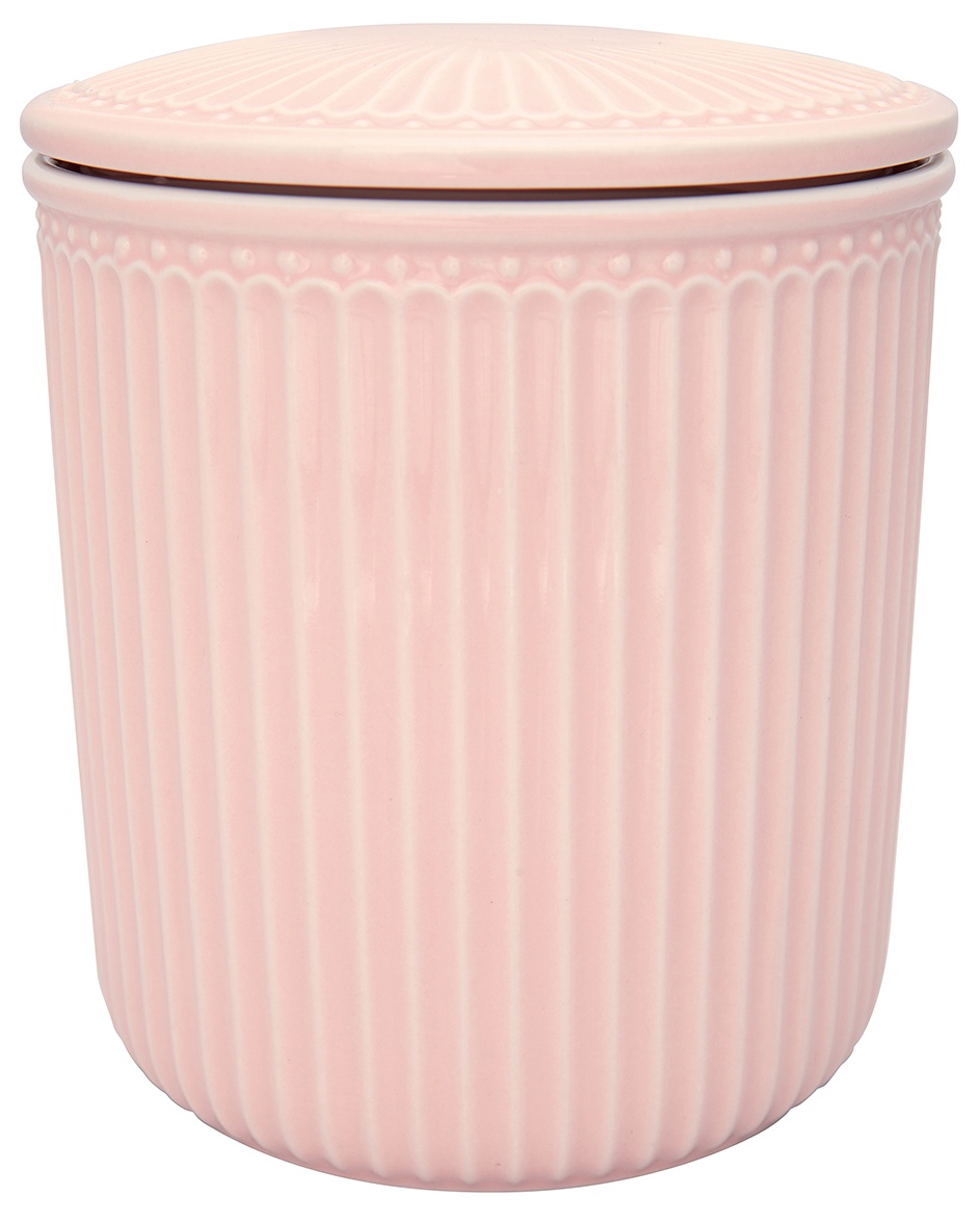 GreenGate Porcelánová kuchyňská dóza Alice Pale Pink