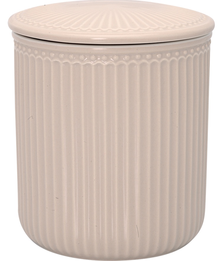 GreenGate Porcelánová kuchyňská dóza Alice Creamy Fudge