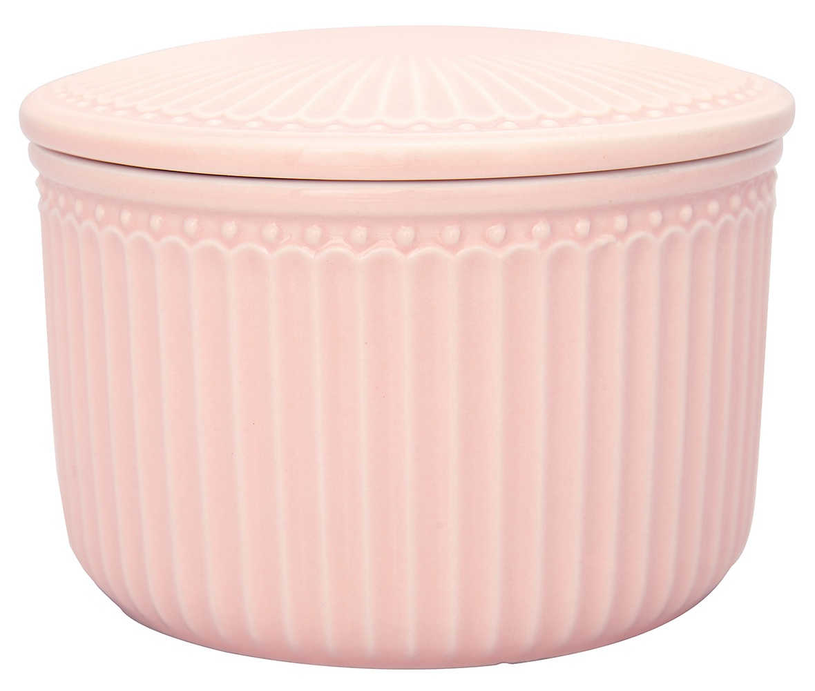 GreenGate Porcelánová kuchyňská dóza Alice Pale Pink