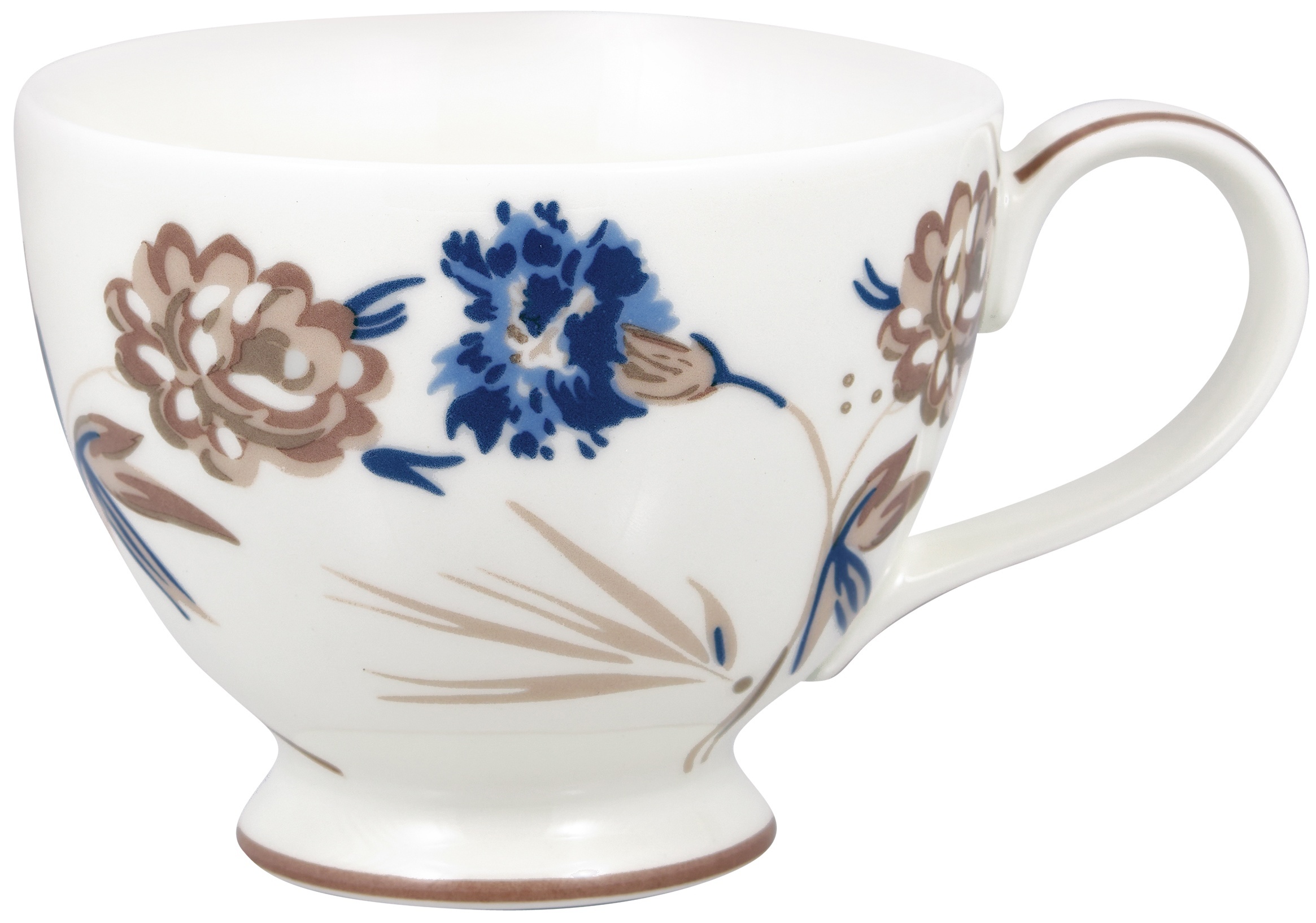 GreenGate Porcelánový hrnek na čaj Uma Beige