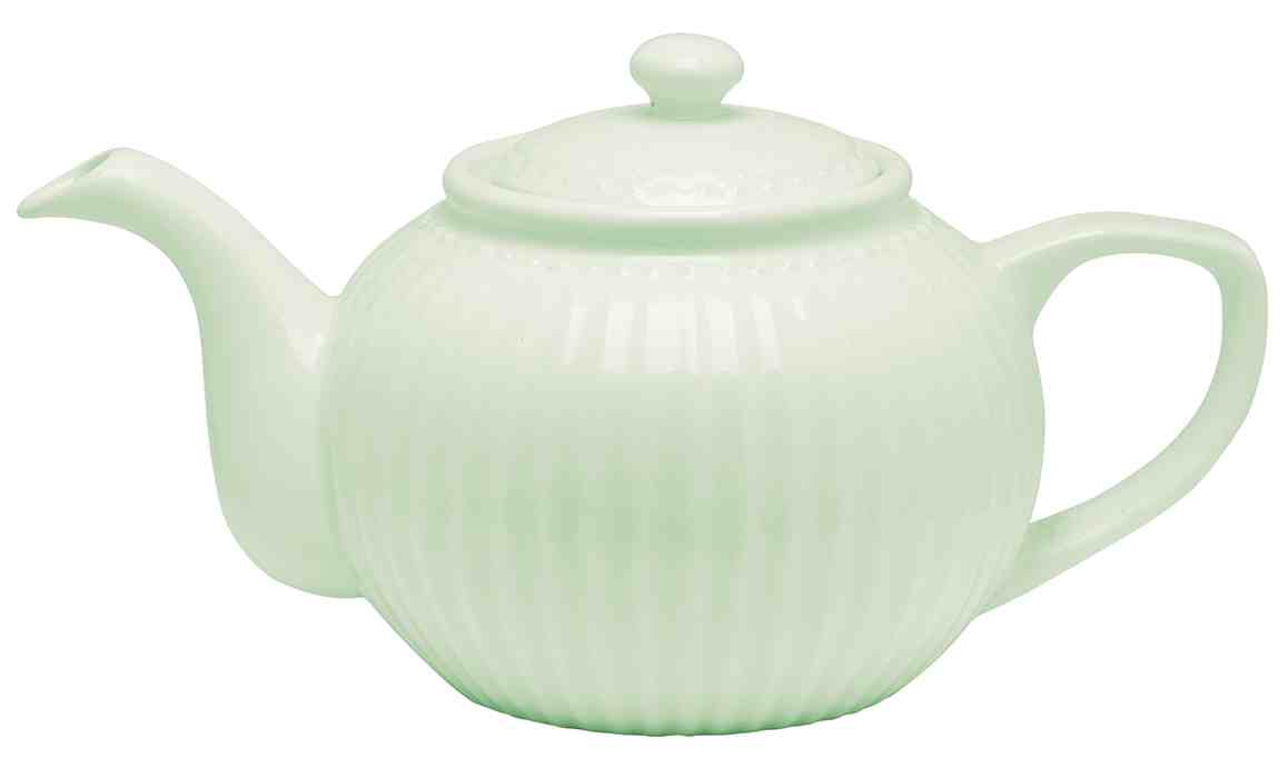 GreenGate Porcelánová konev Alice Pale Green