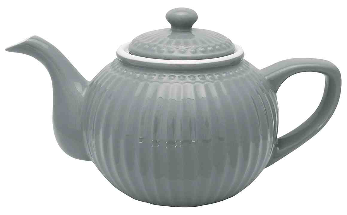GreenGate Porcelánová konev Alice Stone Grey