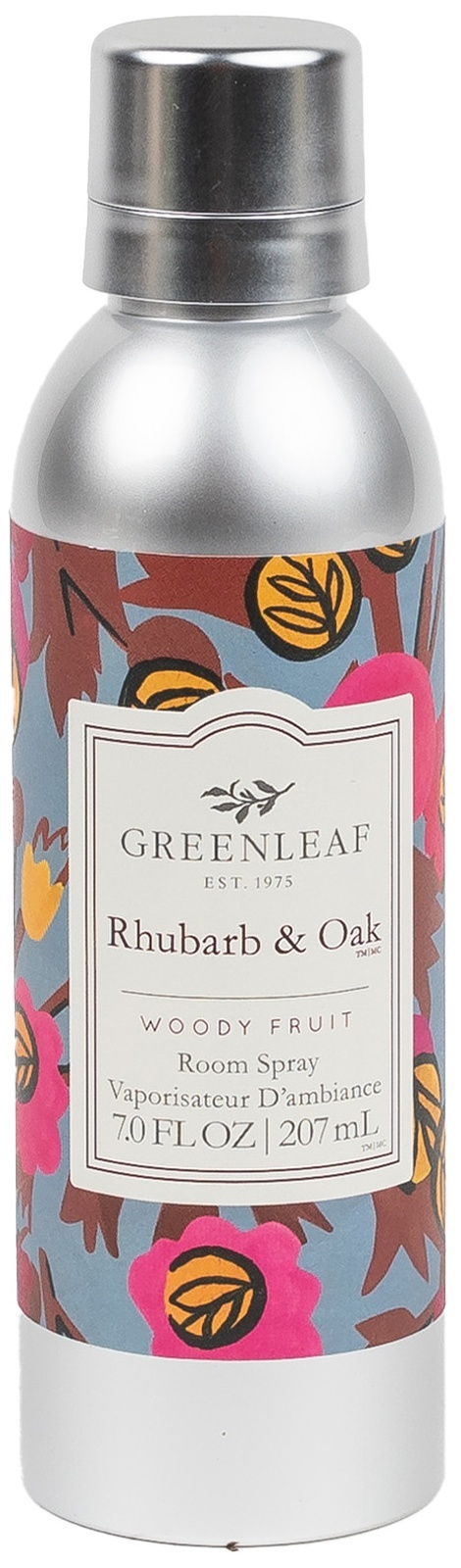 Greenleaf Prostorová vůně ve spreji Rhubarb & Oak bez aerosolu