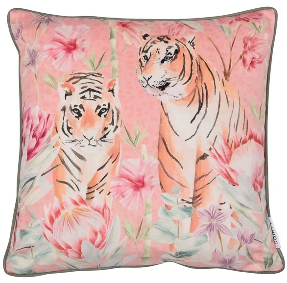 Ulster Weavers Polštář Tropical Leopard Coral 43x43