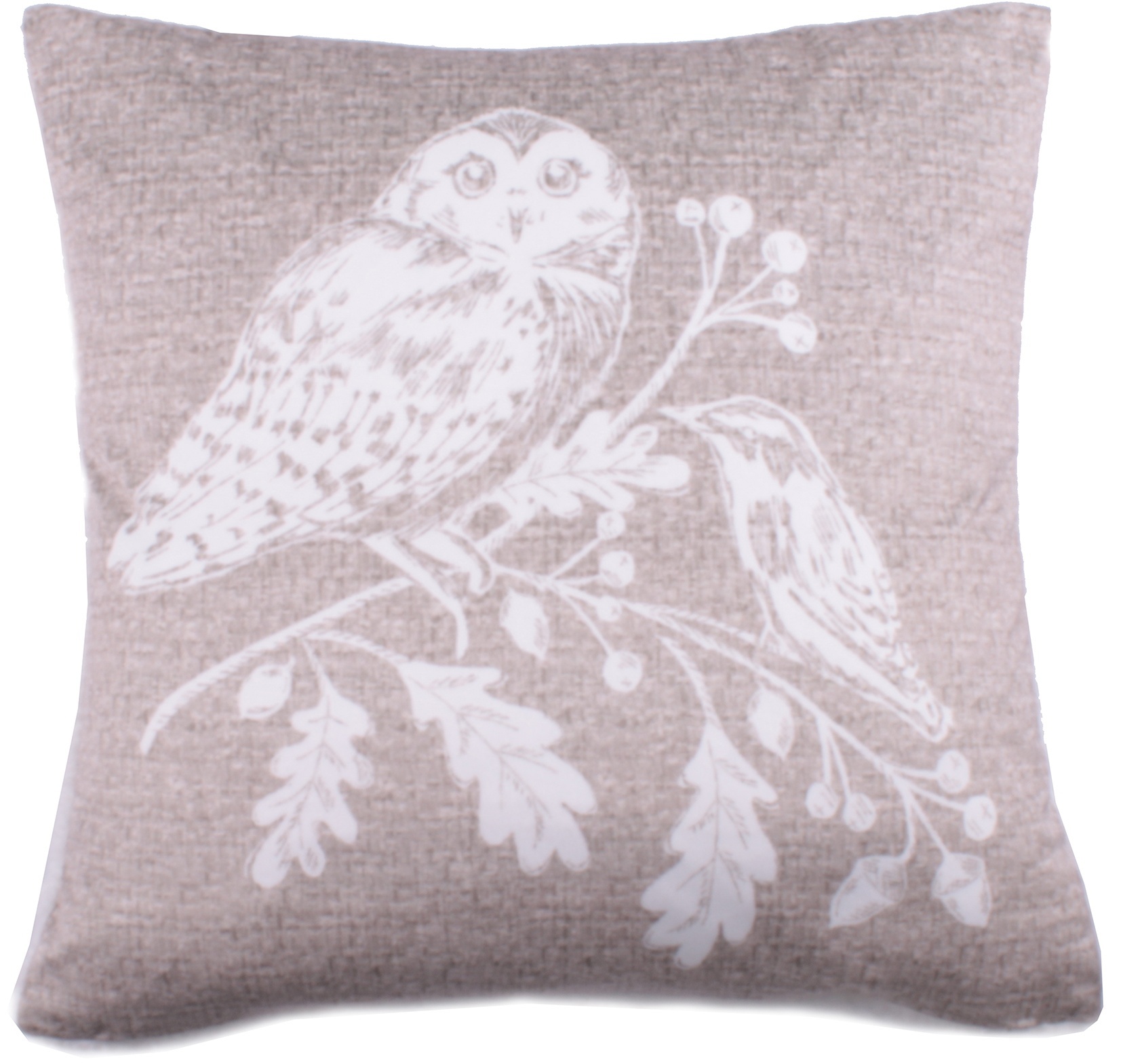 Ulster Weavers Polštář Woodland Owls Natural 43x43