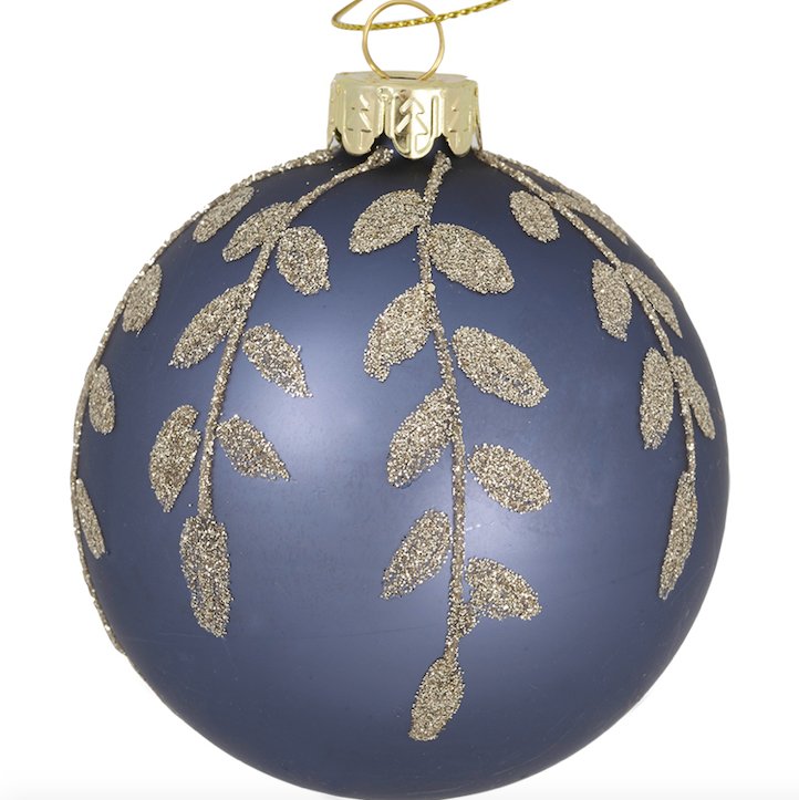 GreenGate Vánoční ozdoba Mozy Grey Gold