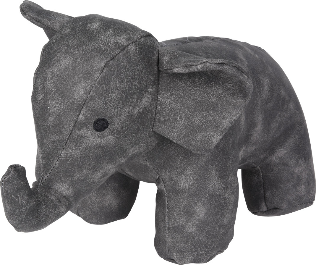 H&L Zarážka do dveří Slon 34x17x19cm, tmavě šedá
