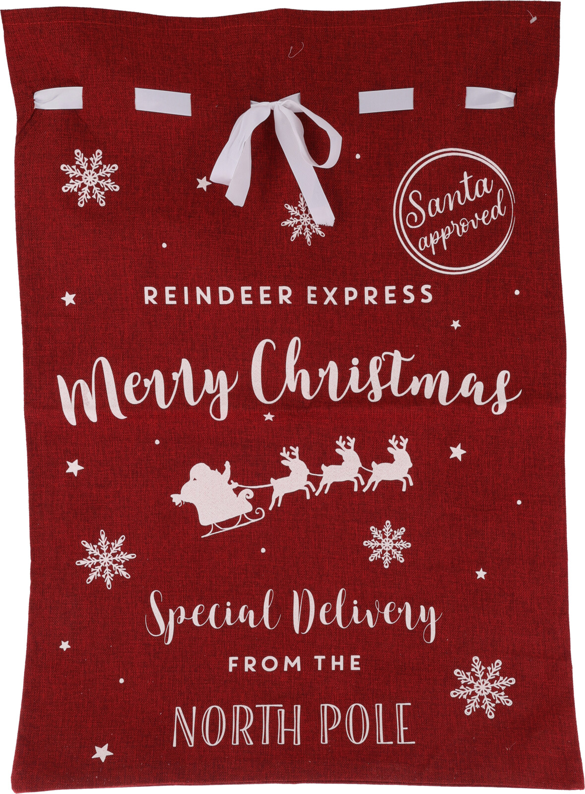 H&L Pytel na vánoční dárky 70x100cm, červený