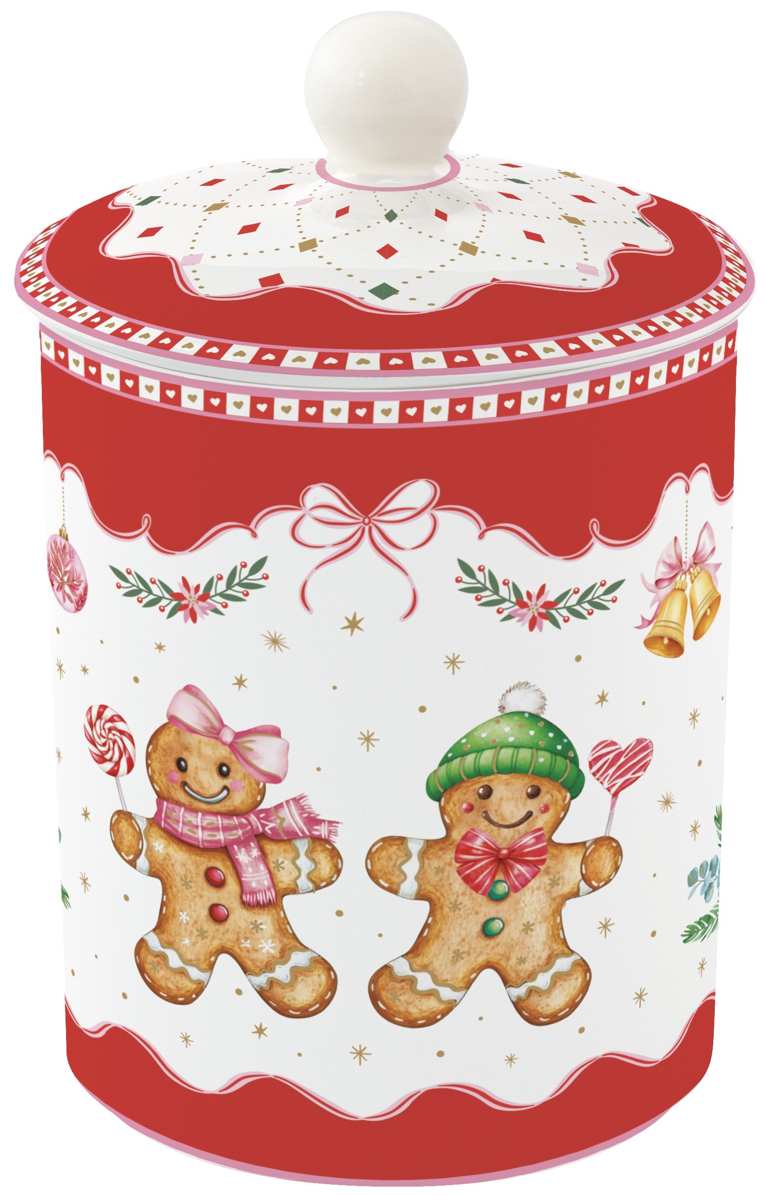 Easy Life Porcelánová dóza Sweet Christmas velká