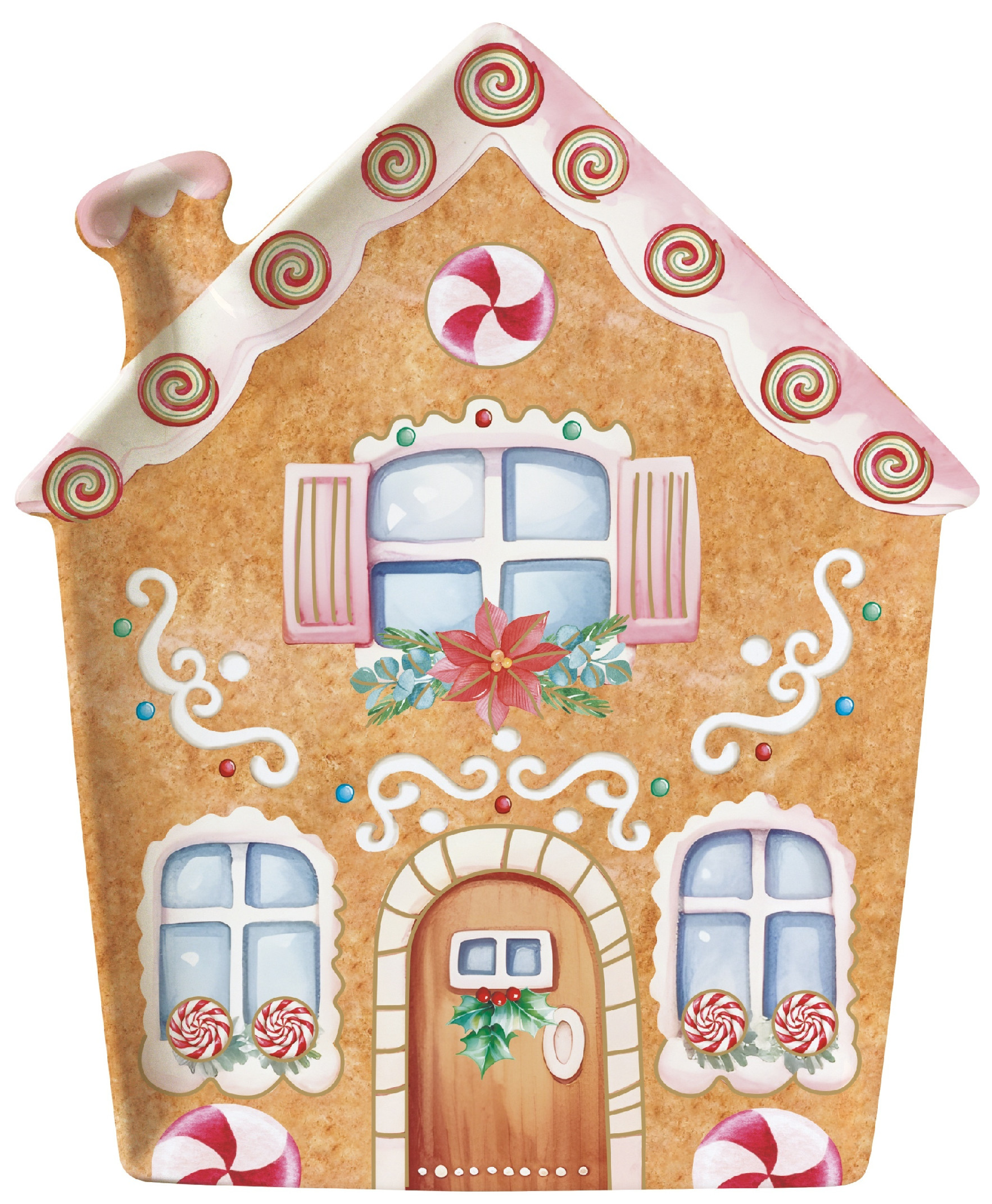 Easy Life Porcelánový servírovací tác Sweet Christmas