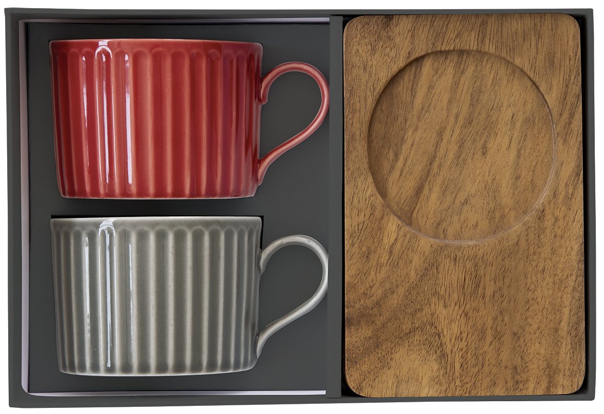 Easy Life Porcelánové šálky a podšálky Take A Break Design 1