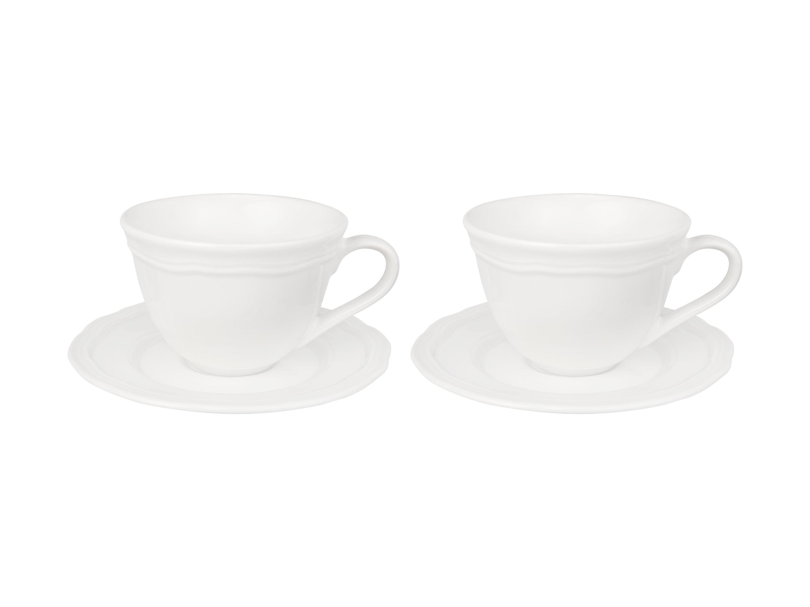 CASA DOMANI Florence Scallop S/2 espresso šálek & podšálek