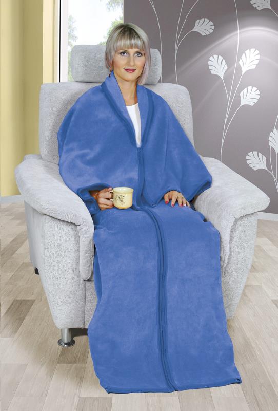 TV pytel micro 150x180cm modrý