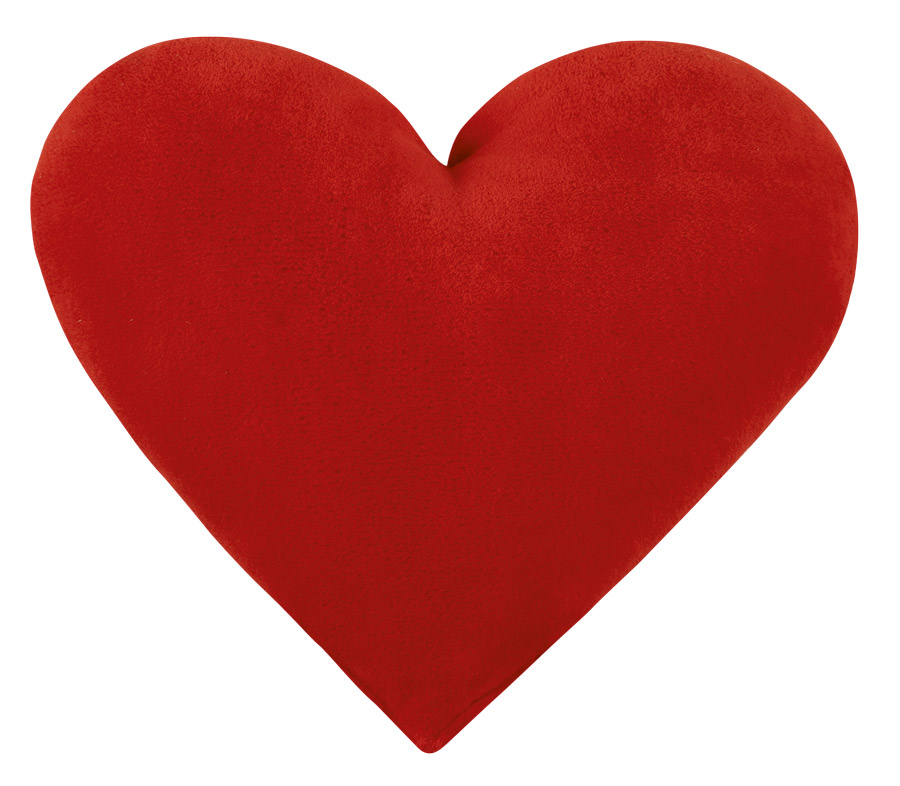 Polštářek srdíčko červené