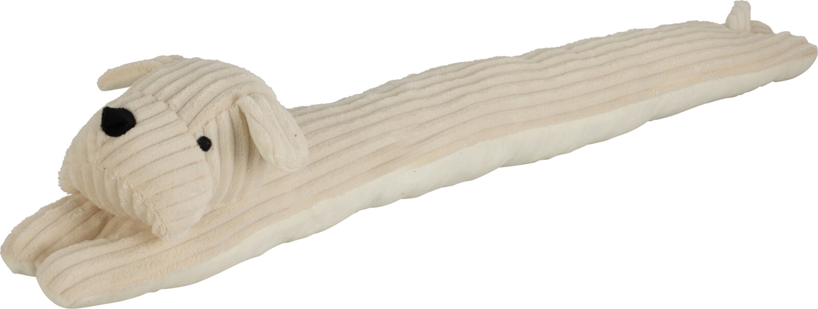 H&L Ochranný polštář do okna proti průvanu Dog 90cm, smetanový