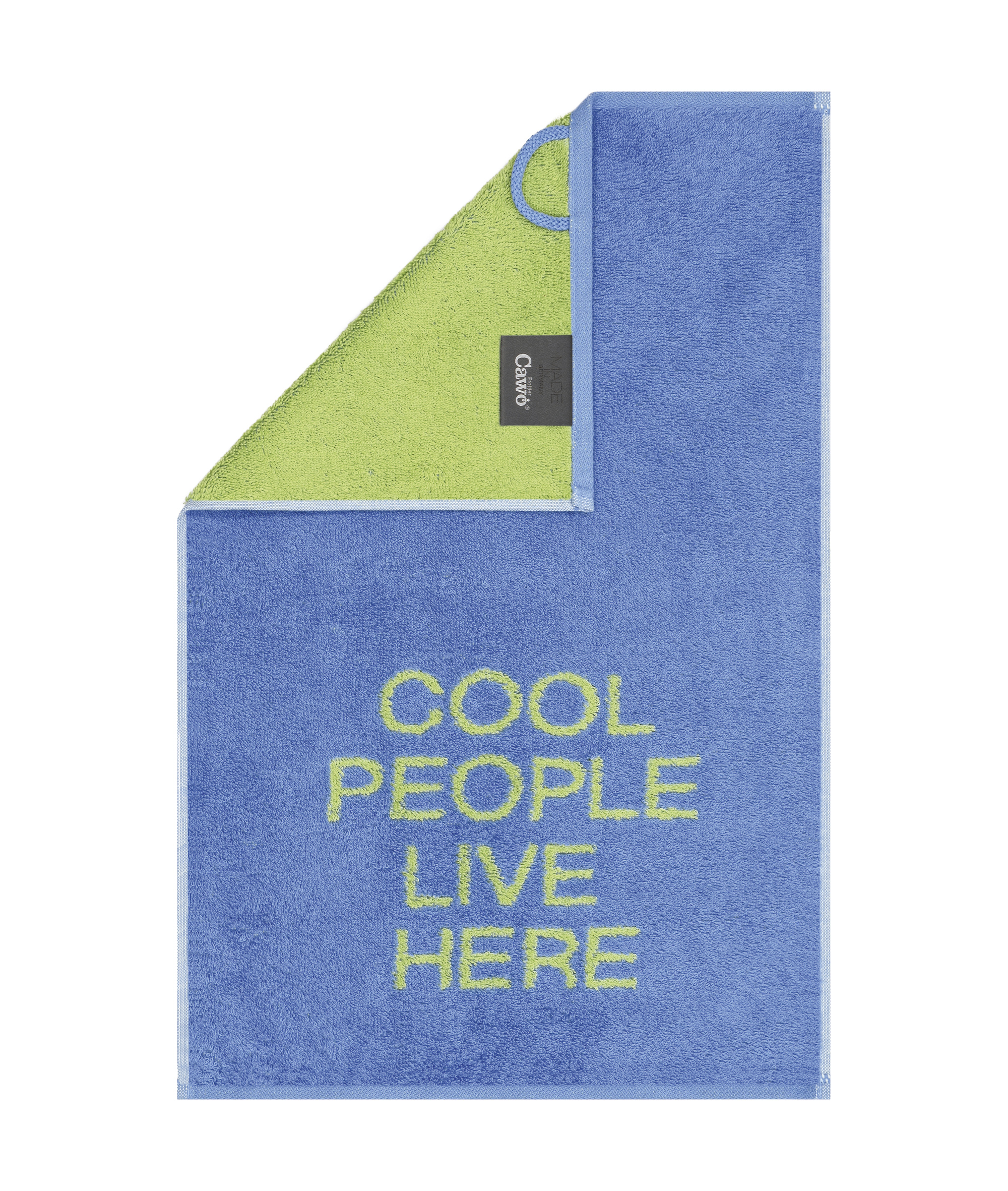 Ručník pro hosty Postcard Towels - Cool People Live Here – 30 × 50 cm, CAWÖ