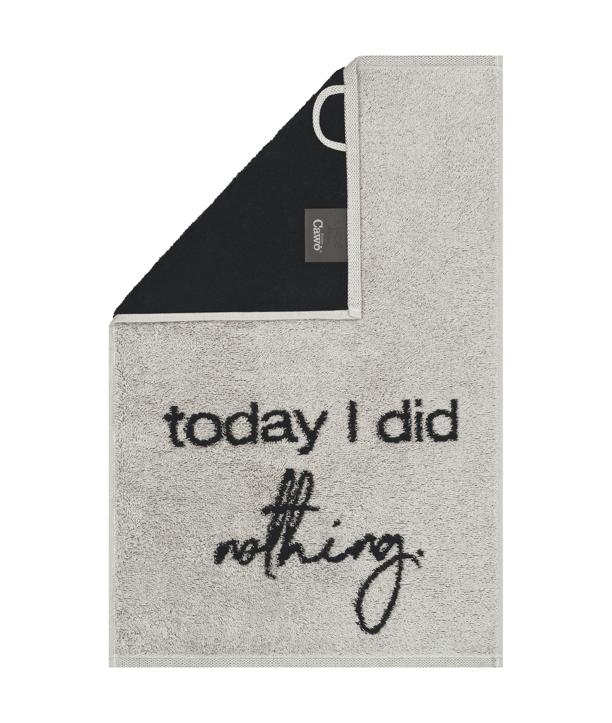 Ručník pro hosty Postcard Towels – Today I Did Nothing, 30 × 50 cm, CAWÖ