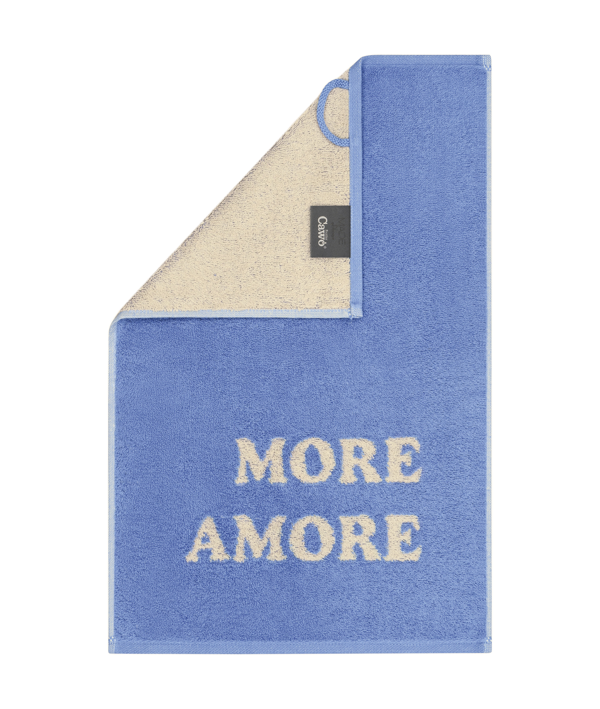 Ručník pro hosty Postcard Towels – MORE AMORE, 30 × 50 cm, CAWÖ
