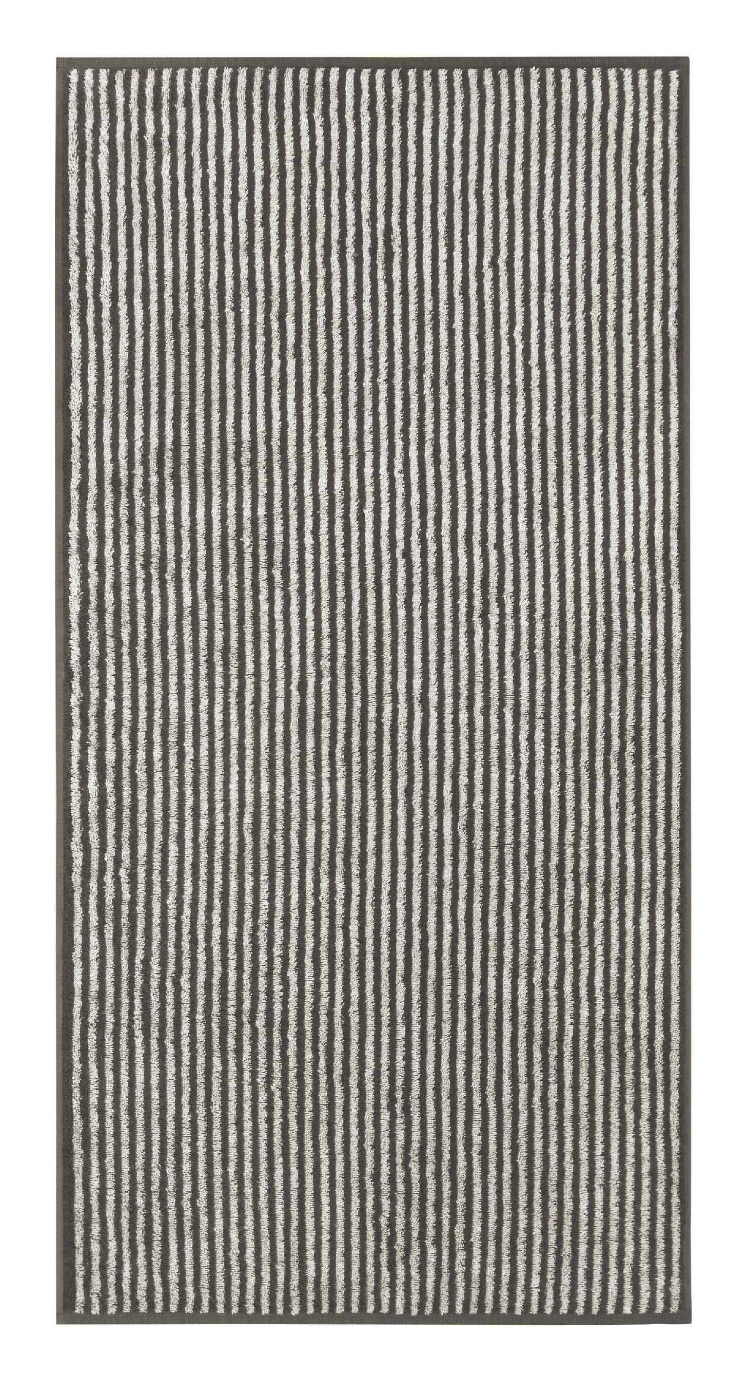Ručník Two-Tone Stripes 480 – čedičová, různé velikosti, CAWÖ Velikost: 50x100 cm
