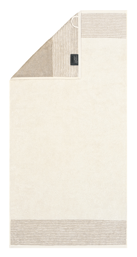Ručník Luxury Home Two-Tone 590 – natur, různé velikosti, CAWÖ Velikost: 80x150 cm