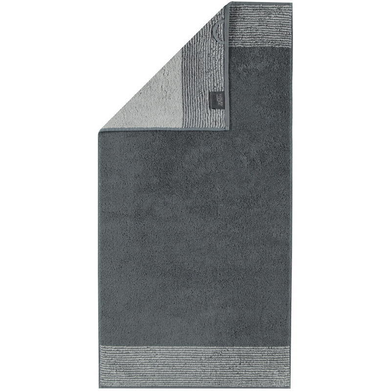 Ručník Luxury Home Two-Tone 590 – břidlicová, různé velikosti, CAWÖ Velikost: 80x200 cm