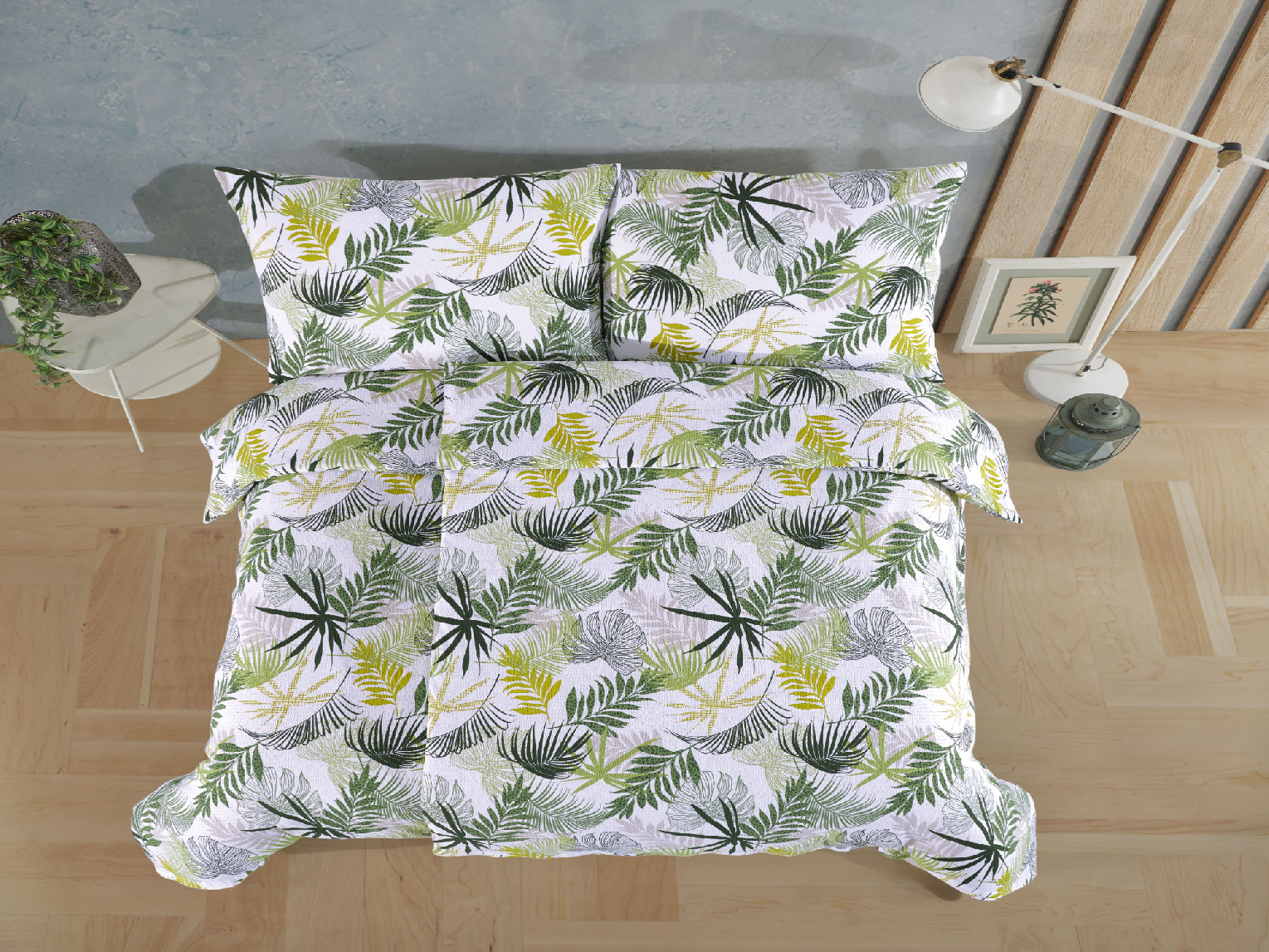 Povlečení francouzské krep 240x200, 70x90 Tropical