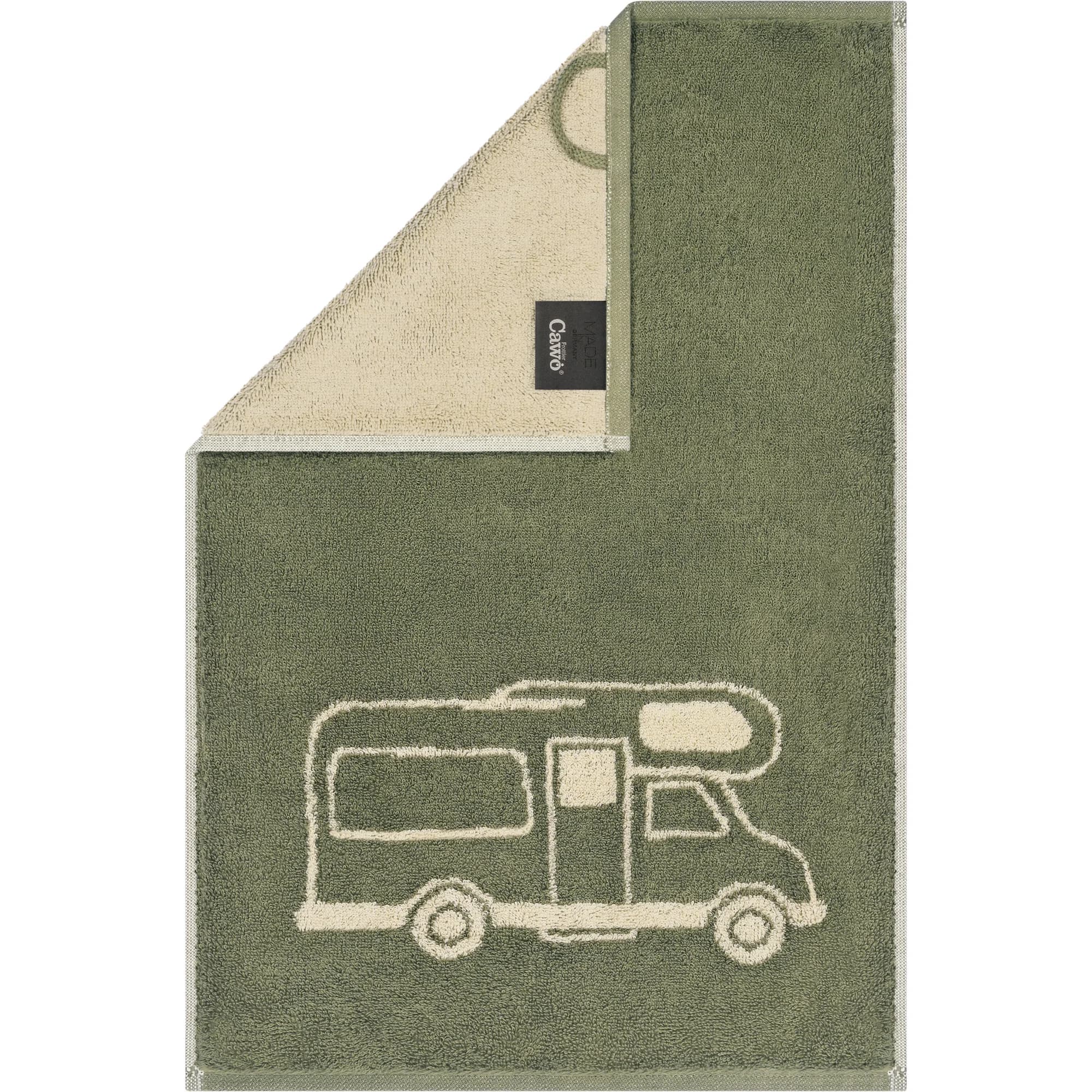 CAWÖ Ručník pro hosty Postcard Towels – Camper, 30 × 50 cm
