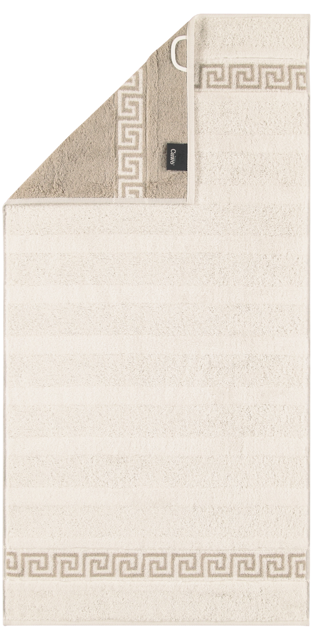 CAWÖ Noblesse Duo Wendetuch 1003 Ručník různé velikosti přírodní Velikost: 80x150 cm