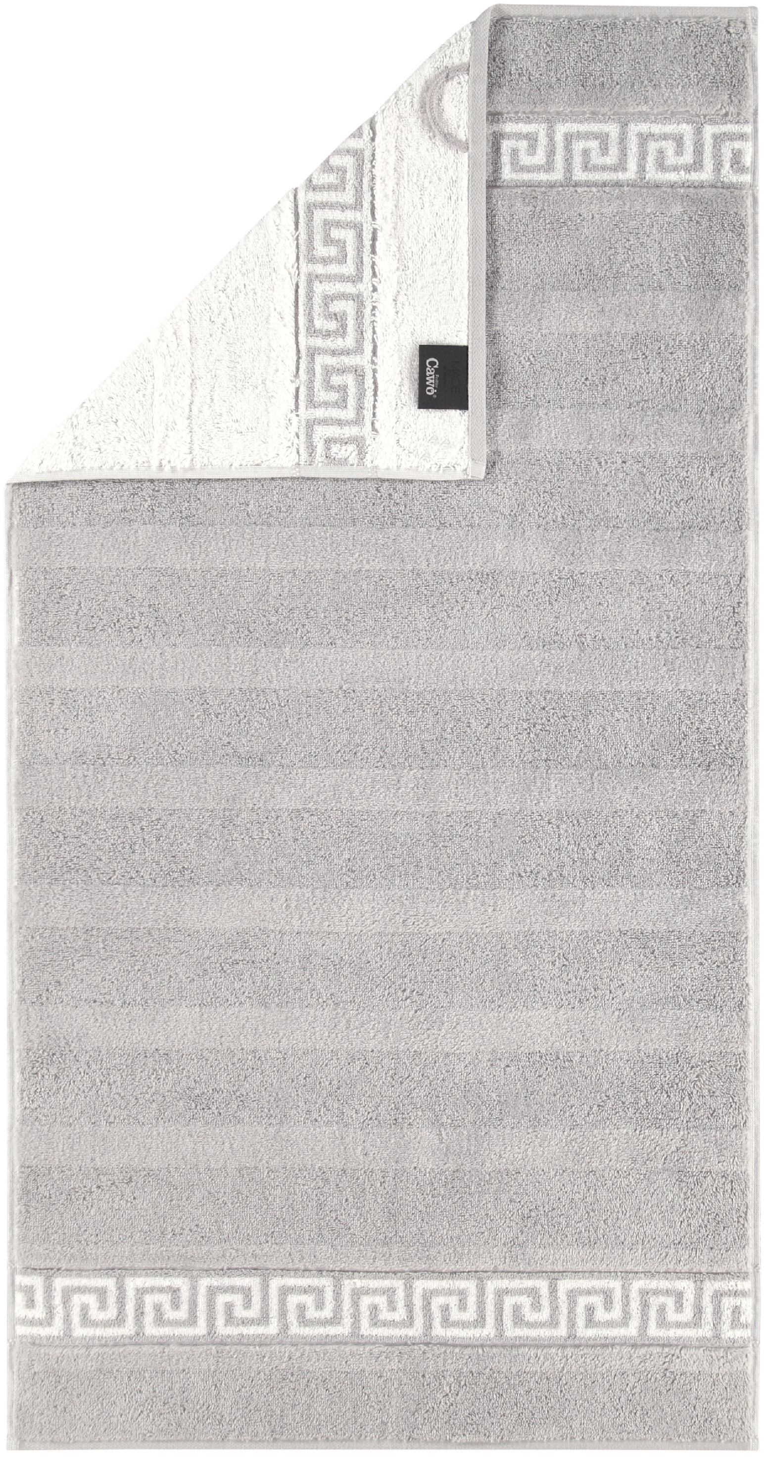 CAWÖ Noblesse Duo Wendetuch 1003 Ručník různé velikosti platinová Velikost: 50x100 cm