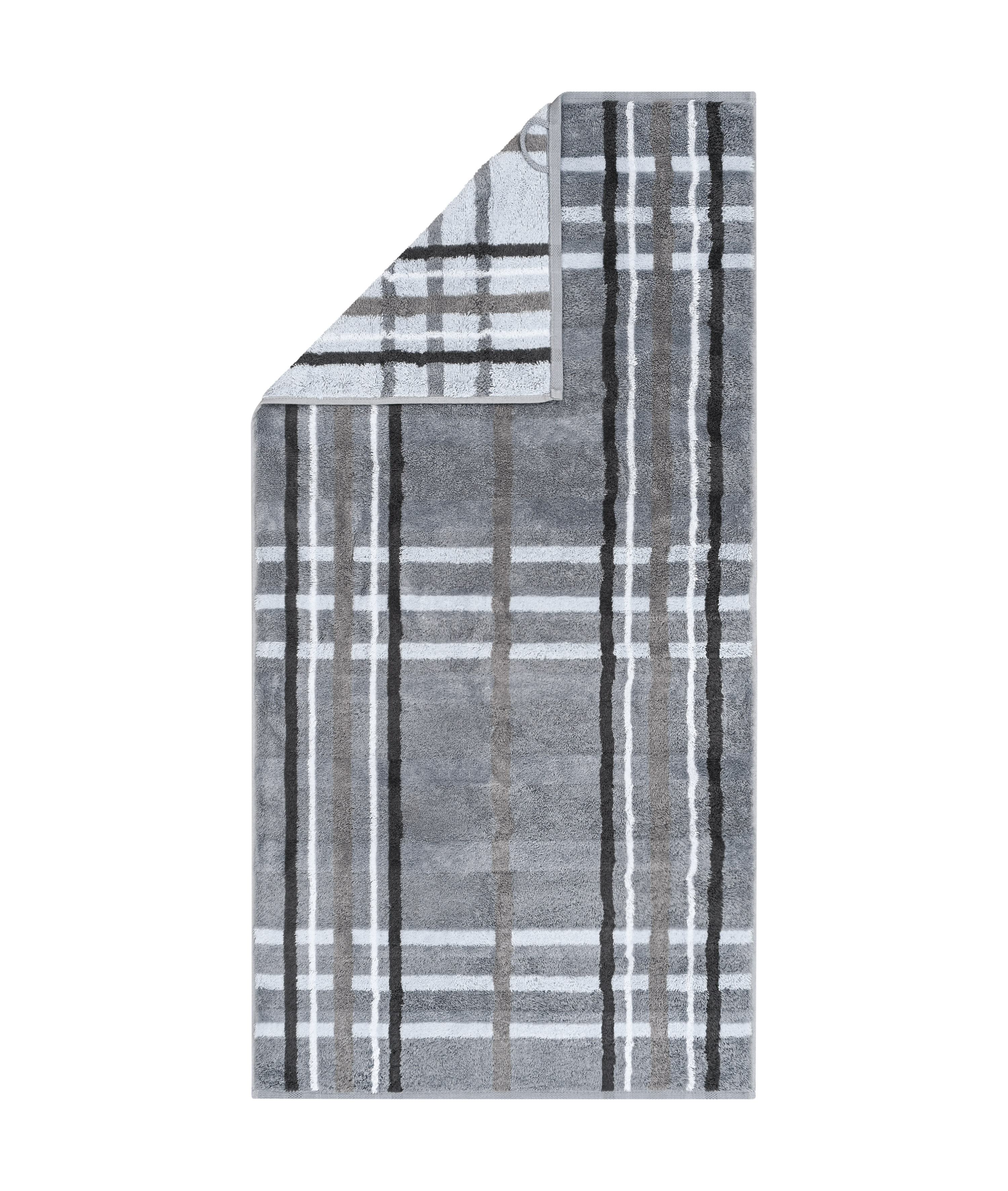 CAWÖ Noblesse Check Karo 1089 Ručník různé velikosti půlnoční modrá Velikost: 50x100 cm