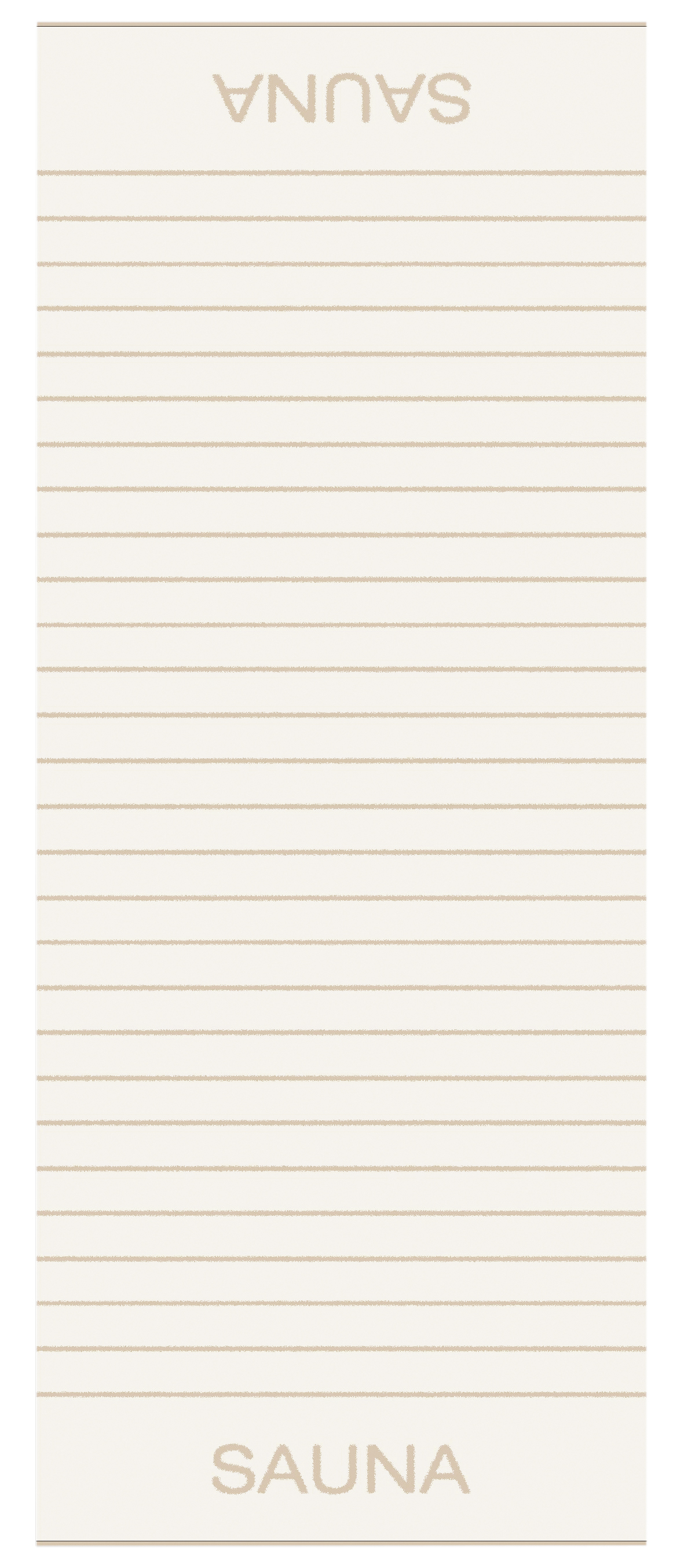 CAWÖ Balance Sauna Wendetuch 6237 Sauna osuška 80x200 cm přírodní