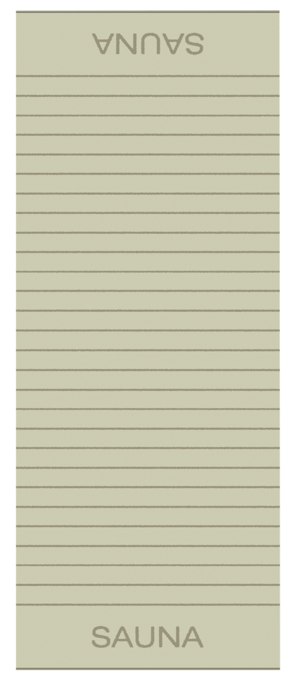 CAWÖ Balance Sauna Wendetuch 6237 Sauna osuška 80x200 cm wasabi