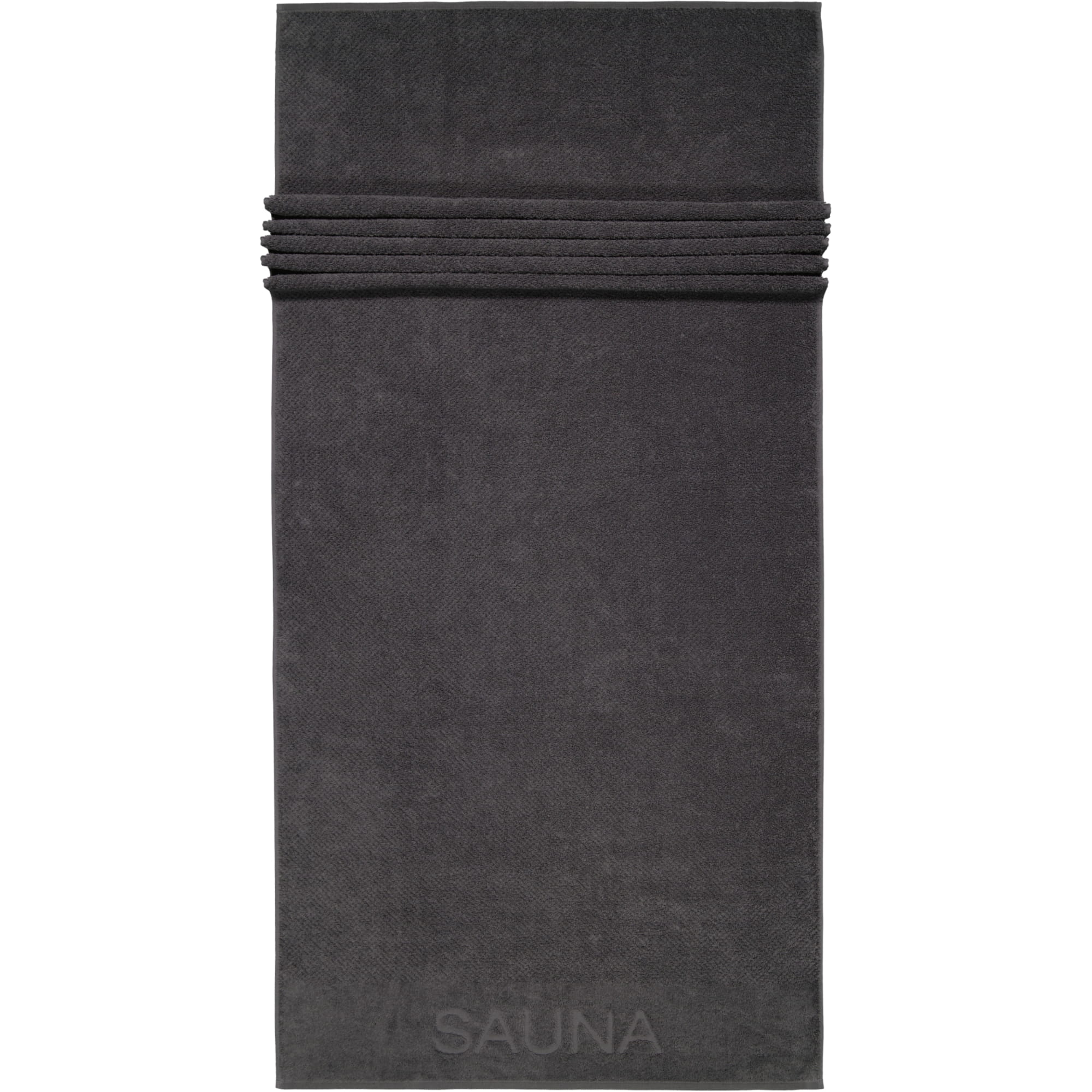 CAWÖ Pure Sauna Uni 6501 Sauna osuška 80x200 cm čedič