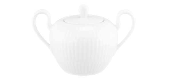 Cukřenka 0.23 ltr AMINA, bílá, s víčkem, Seltmann Weiden